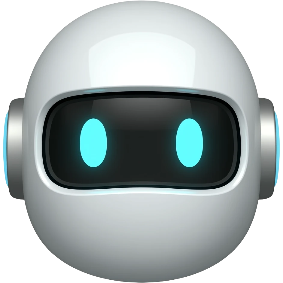 cabeza de robot androide emoji