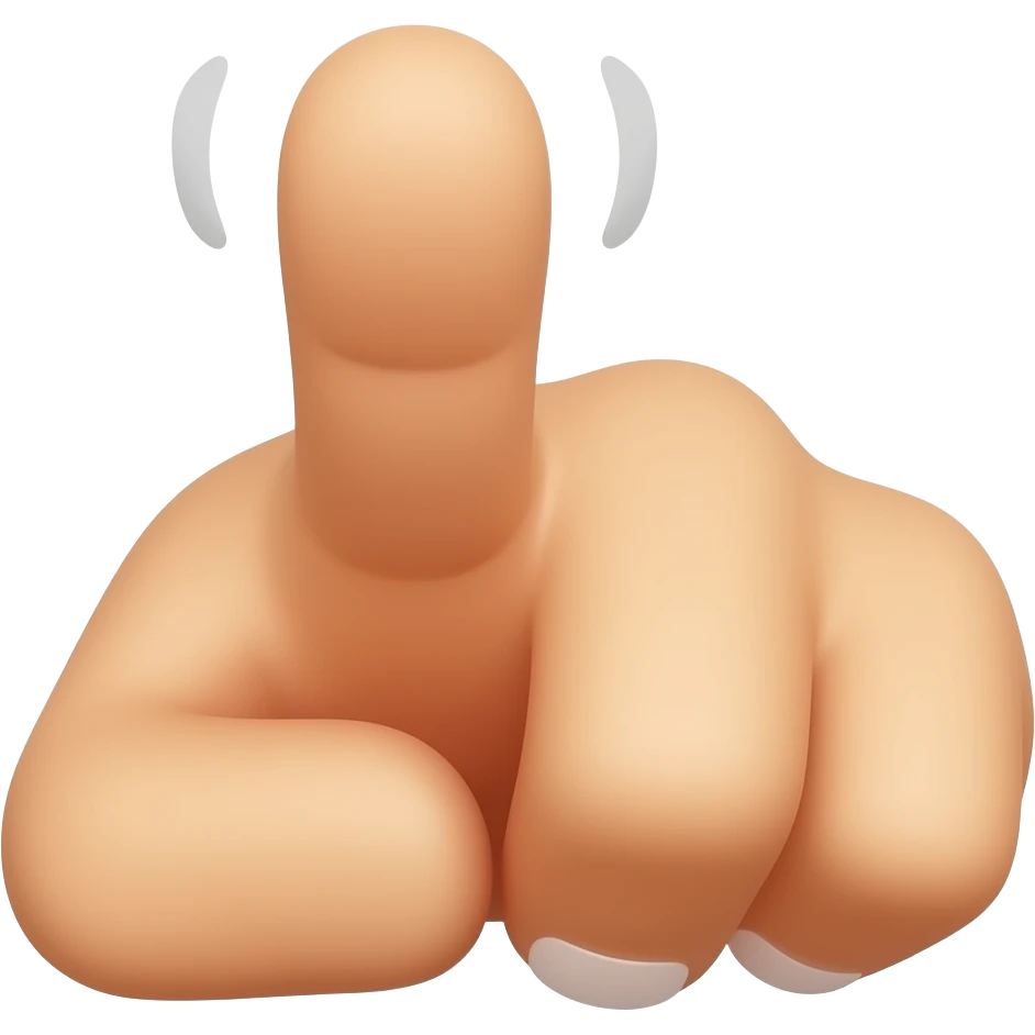 Dedos teonando emoji