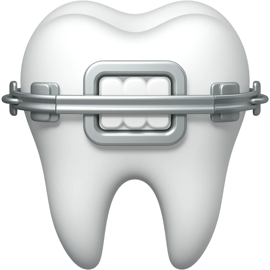 tooth with a bracket emoji