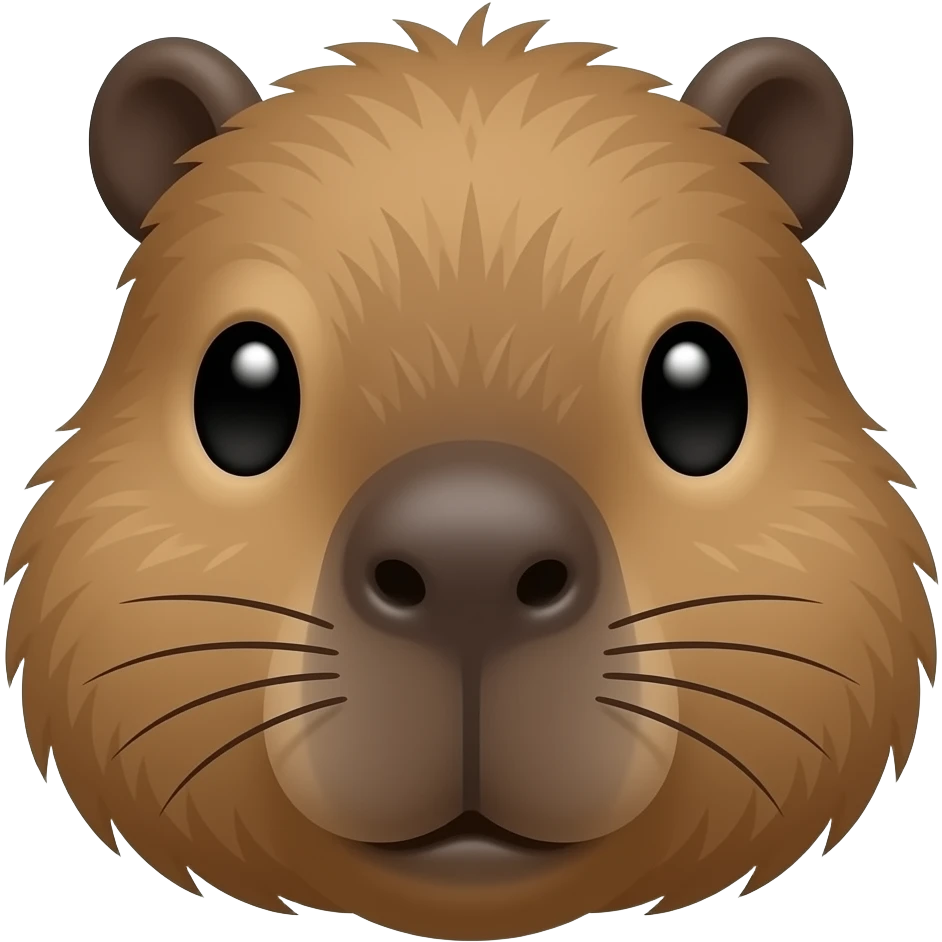 Capybara Head emoji
