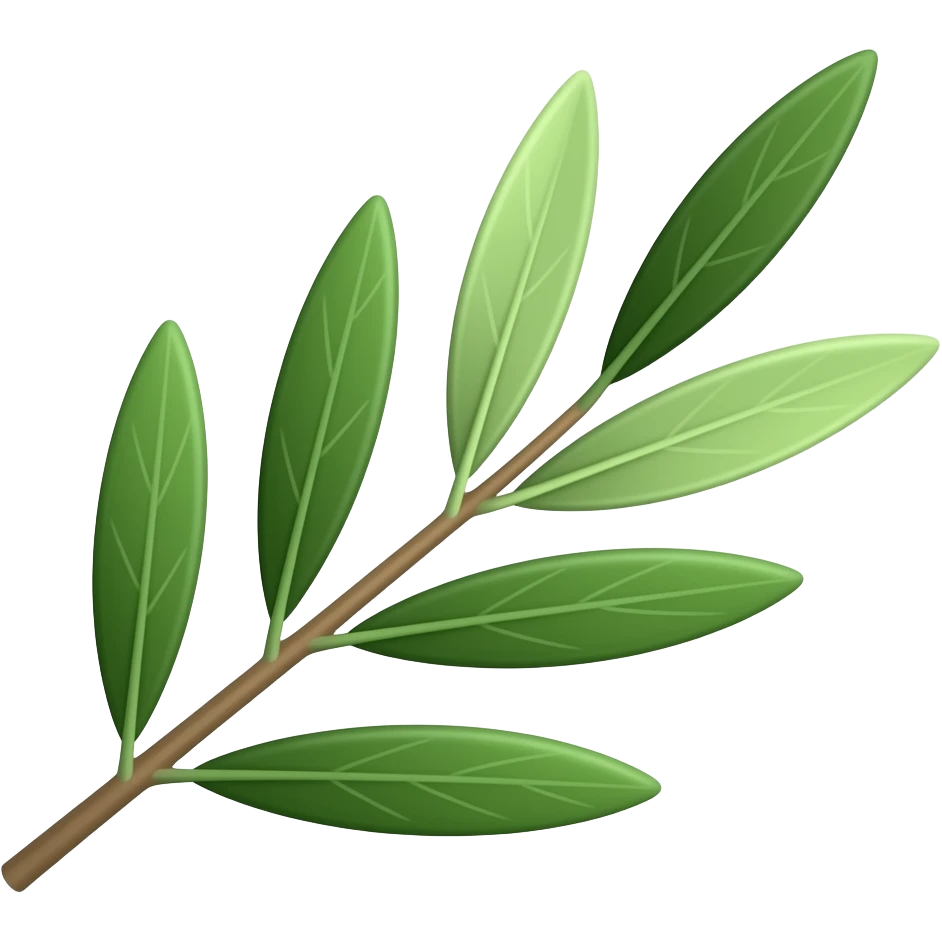 Small Olive branch twig emoji