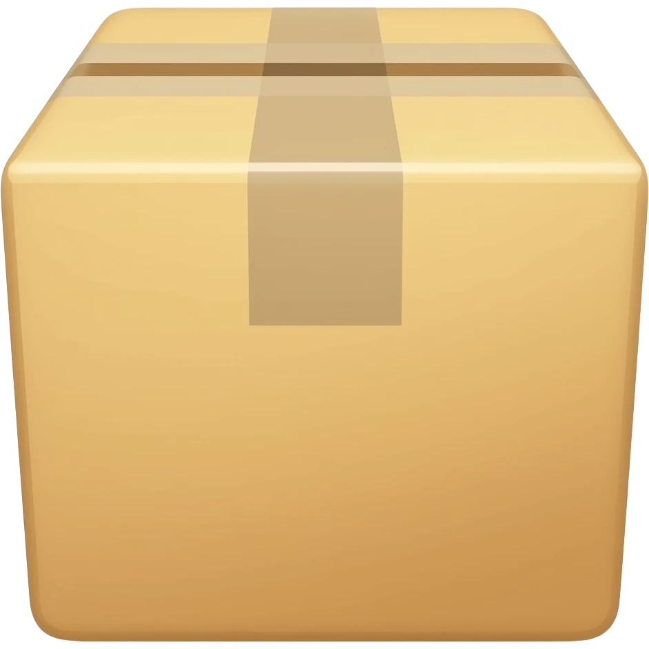 karton paket quadratisch emoji