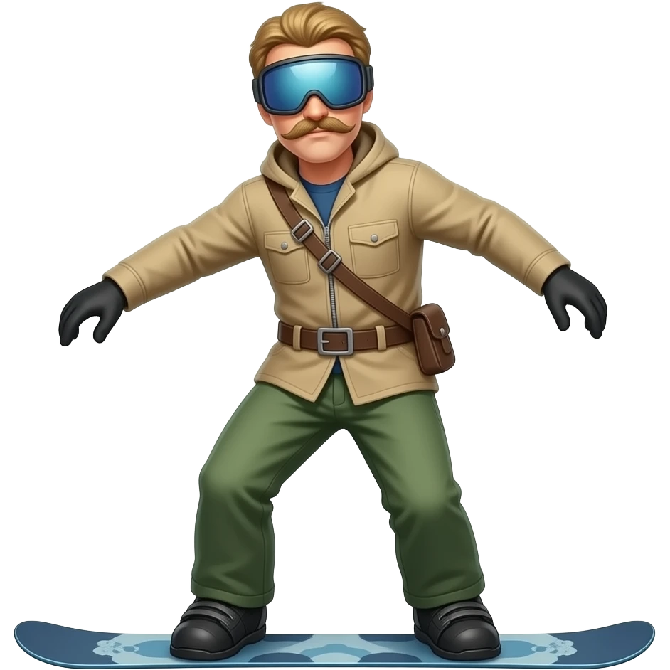 pilgram snowboarding emoji