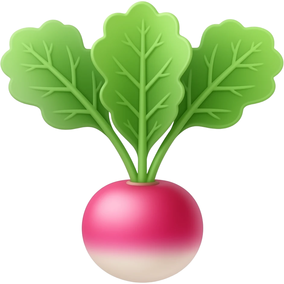 radish emoji