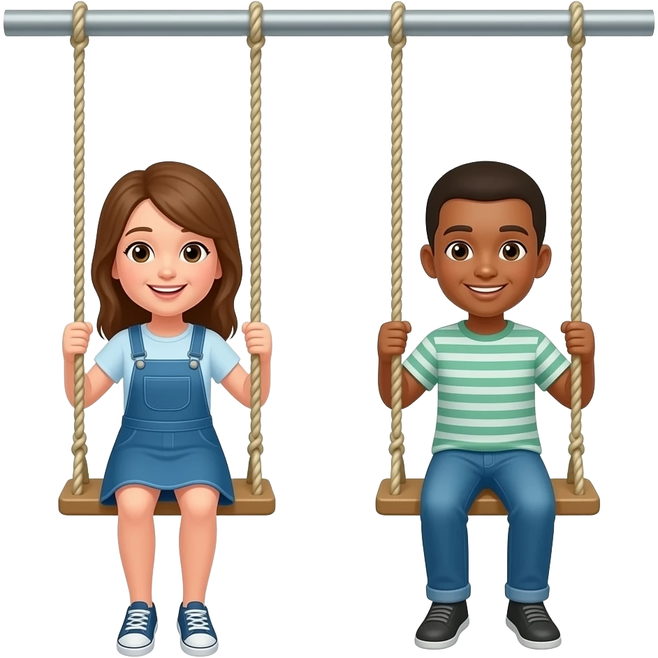 Ceiling mounted swing 2 Persons emoji