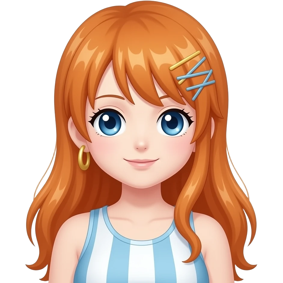 one piece Nami emoji