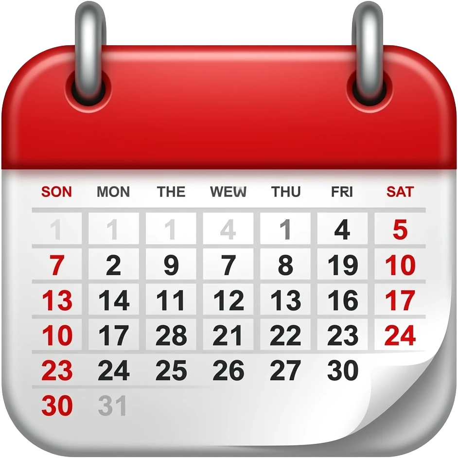 calendar emoji