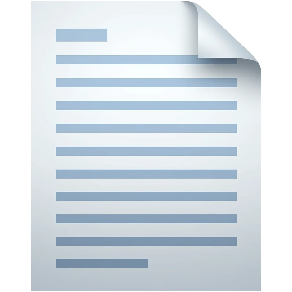 white document emoji