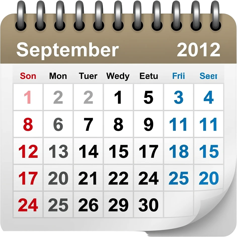 2 SEP date emoji