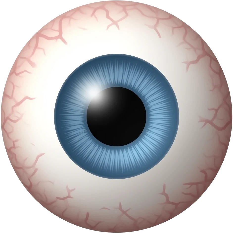 one eyeball scared emoji