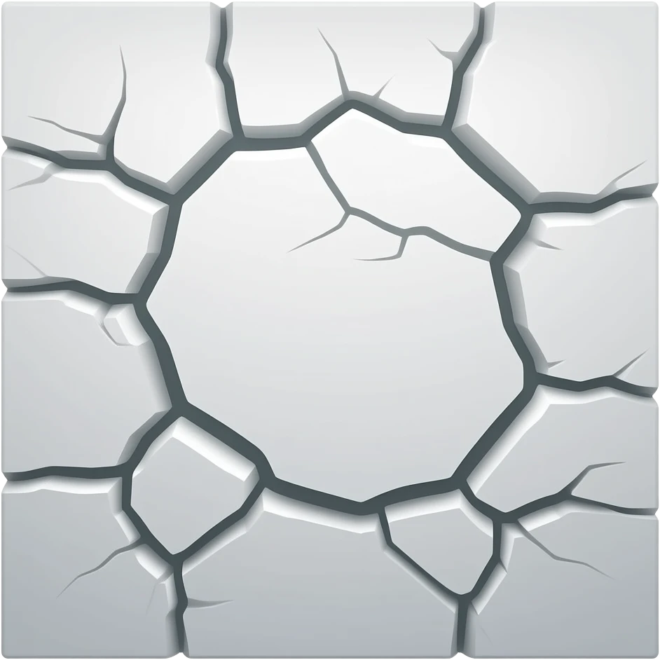 wall cracks emoji