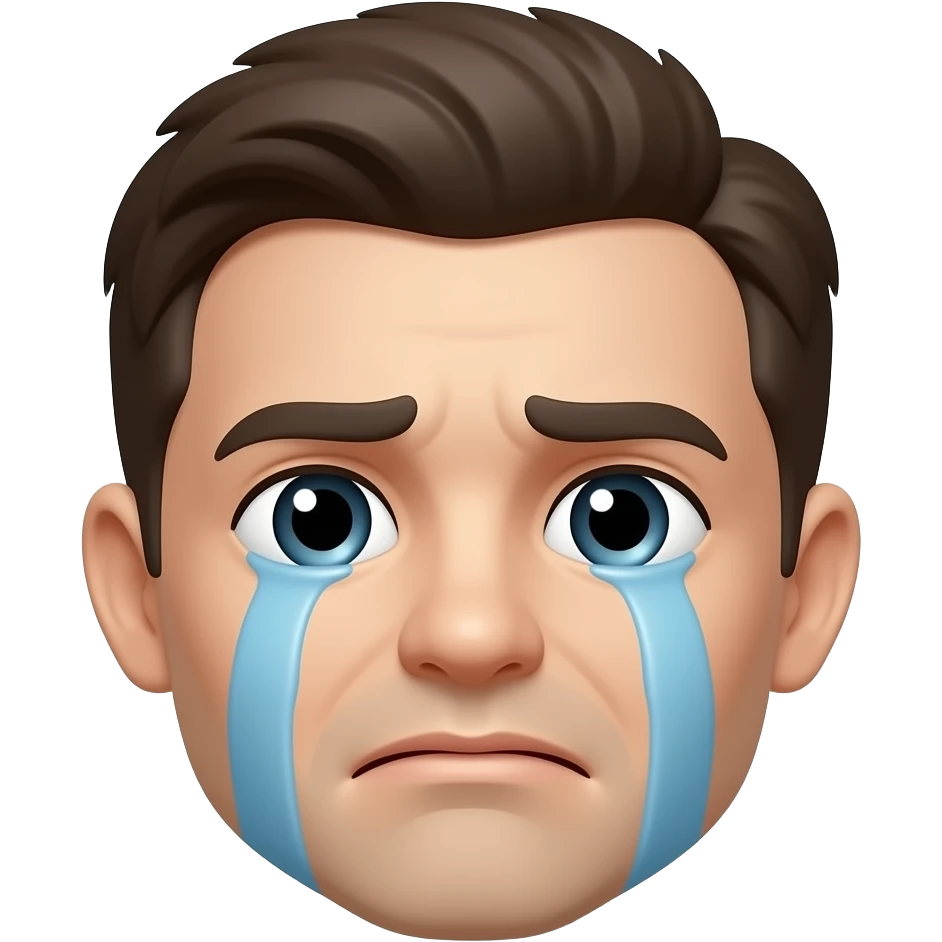 Crying face emoji