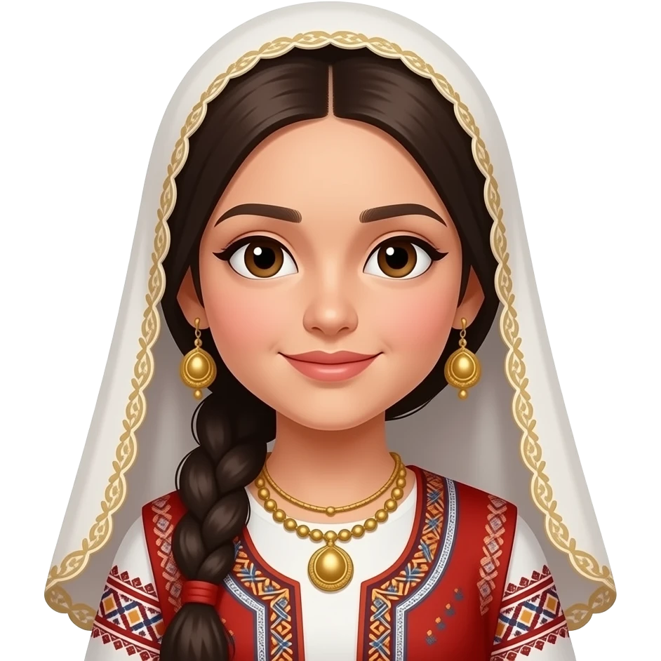 Traditional girl emoji