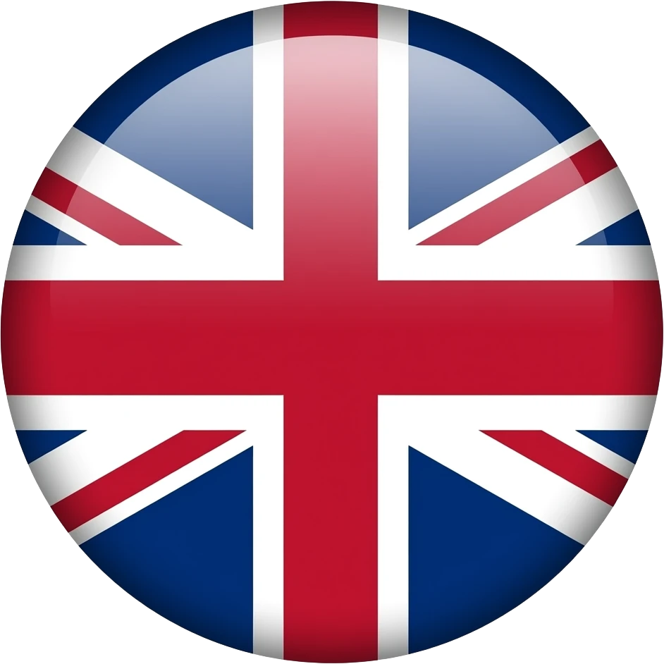 Circle shape uk flag emoji