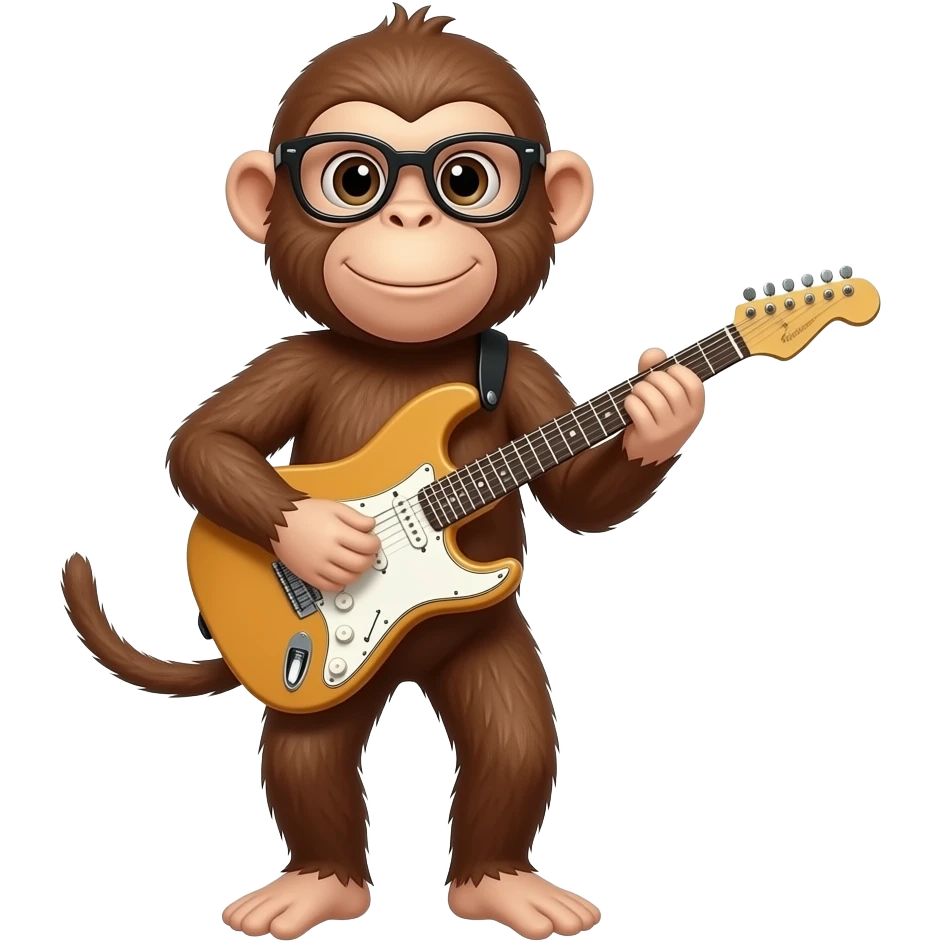 Músico mono! emoji
