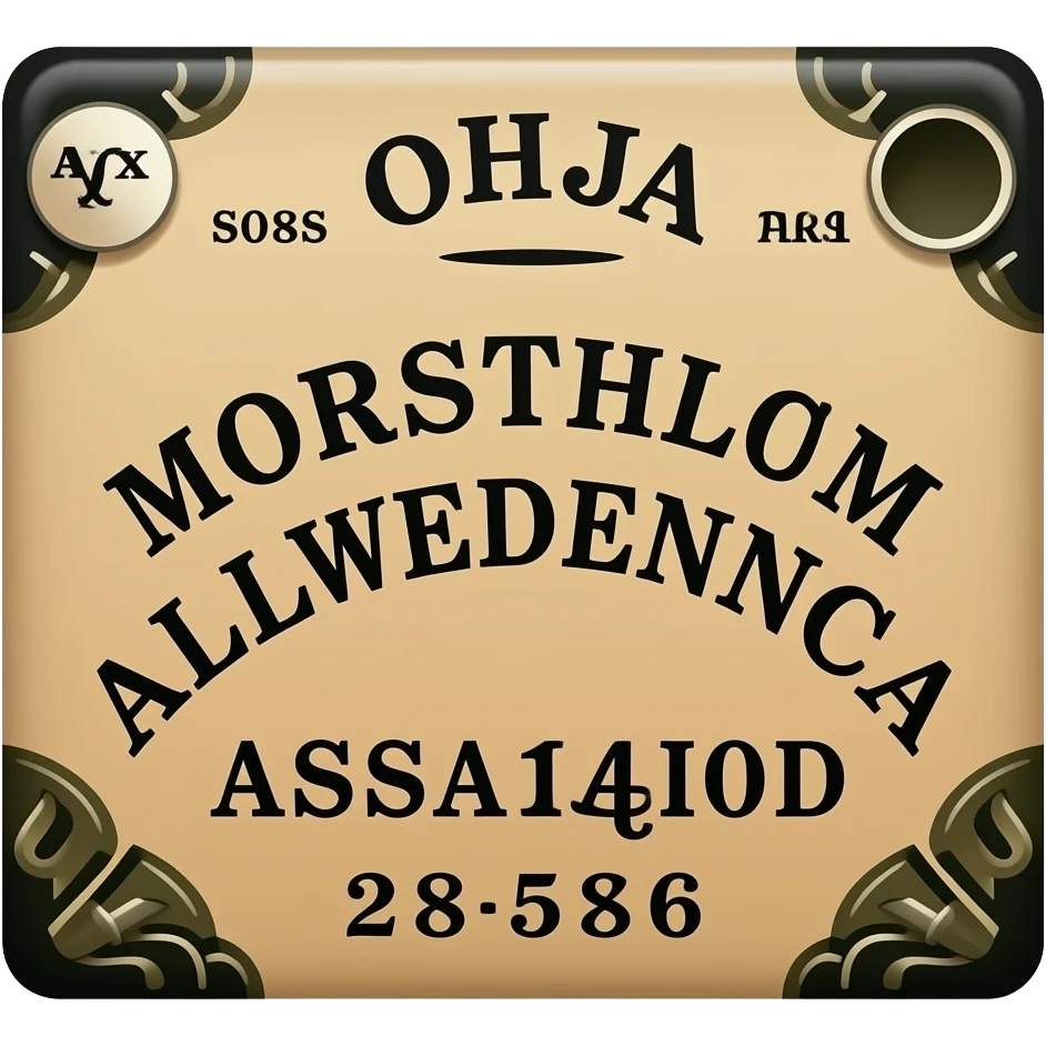 Ouija board emoji