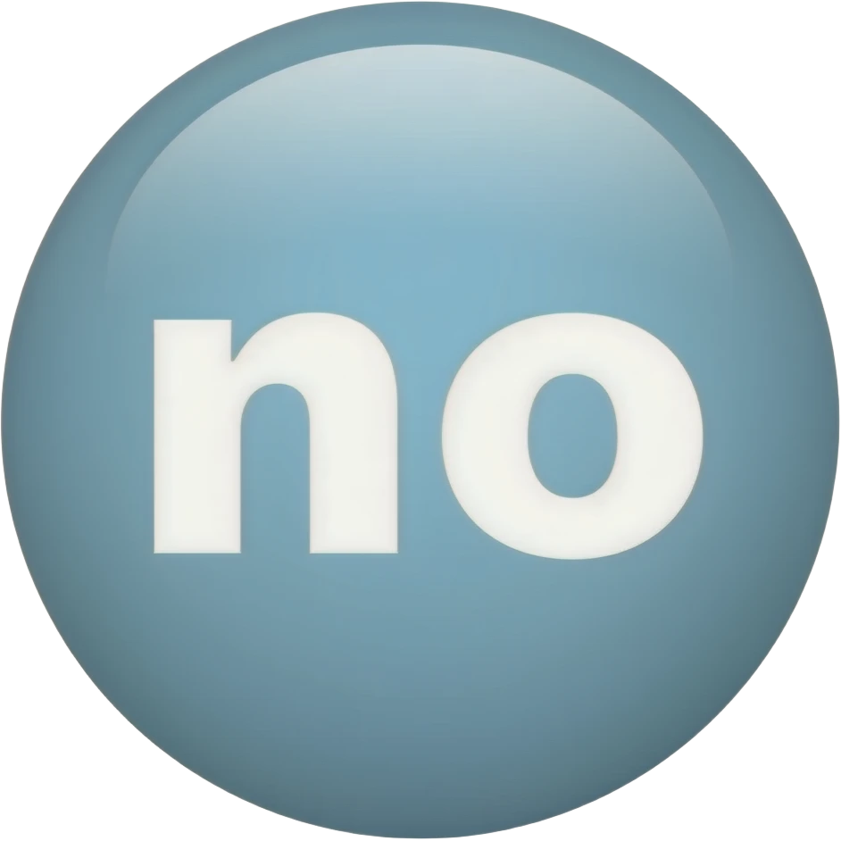 text saying "no." emoji