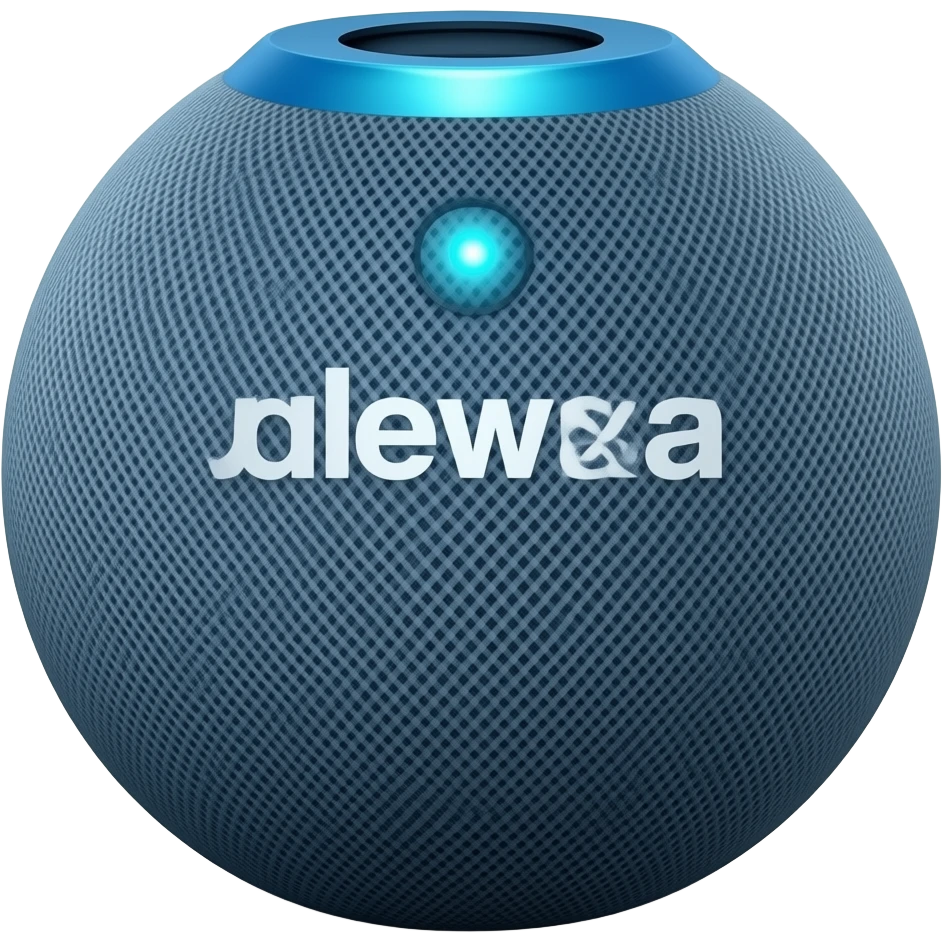 echo dot smart speaker com alexa emoji