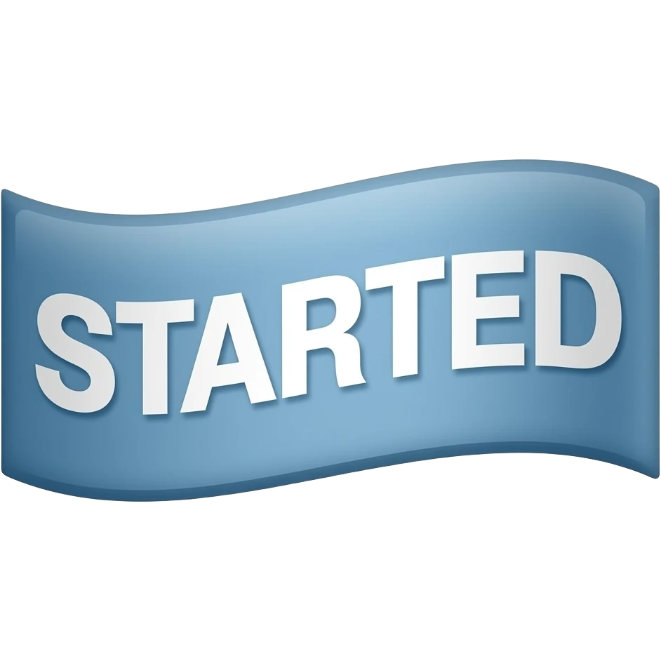 started banner emoji