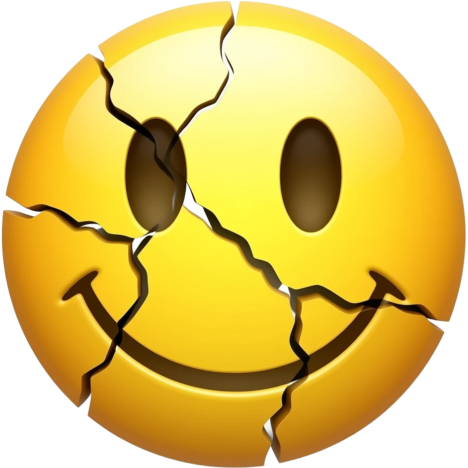 disintegrating emoji meme emoji