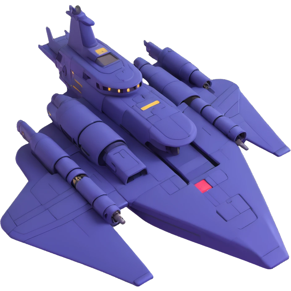 Massive capital ship with jump drive engines emoji