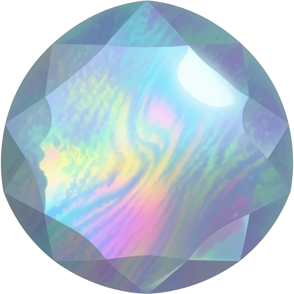 rainbow Opal Gemstone emoji