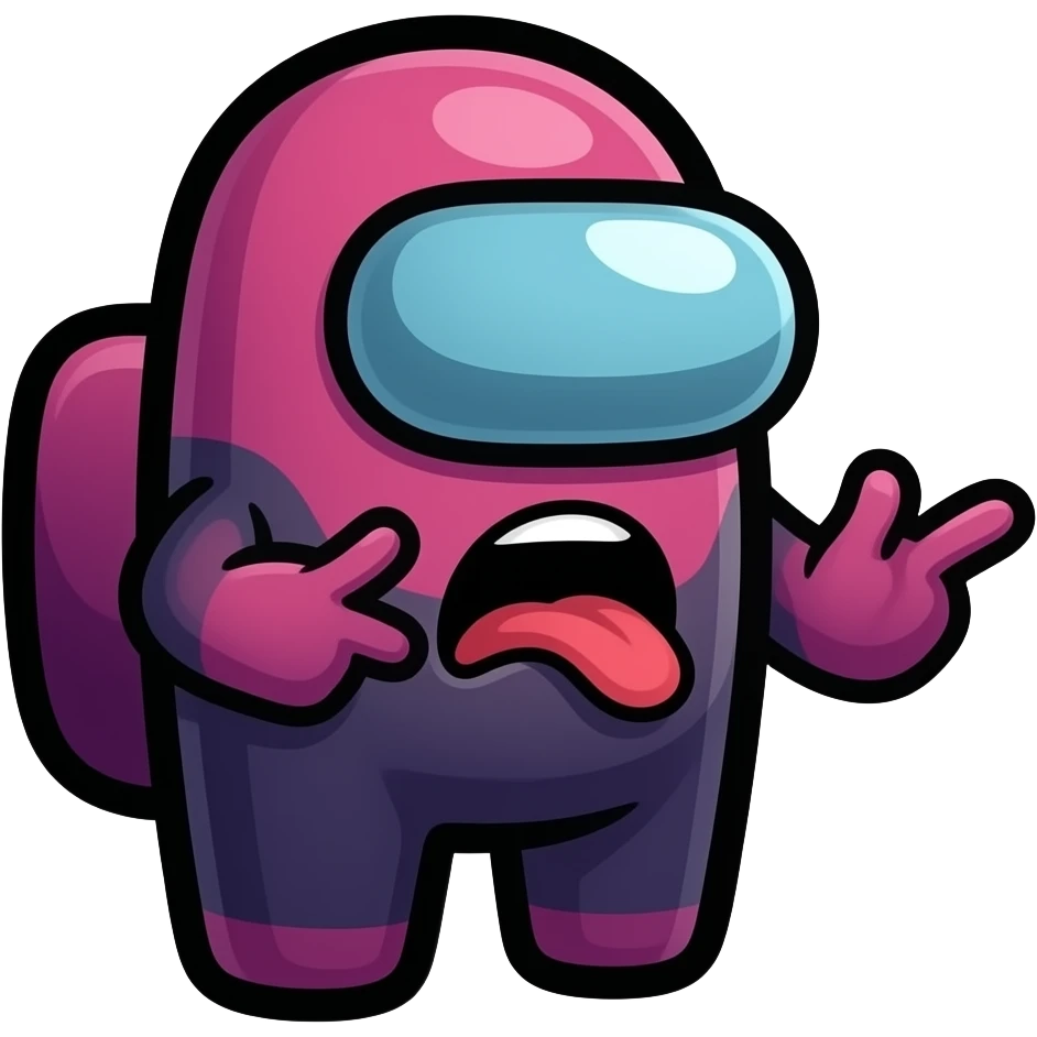 Among us twerking emoji