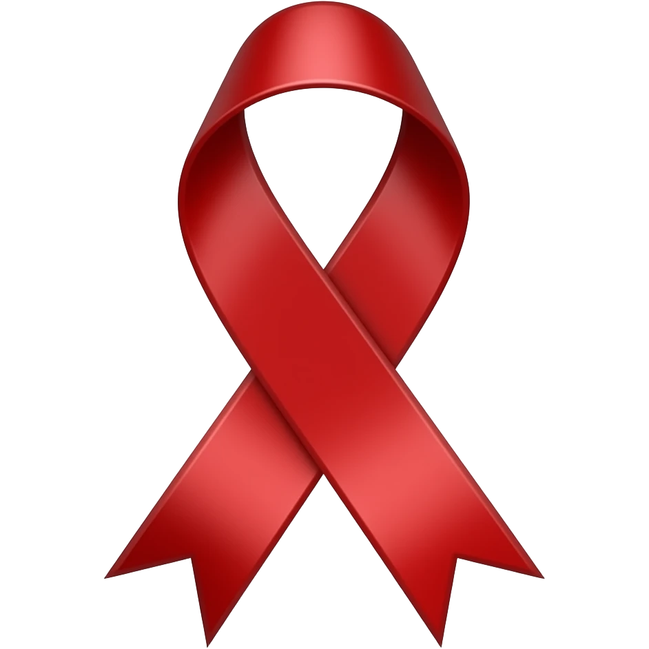 Red ribbon emoji