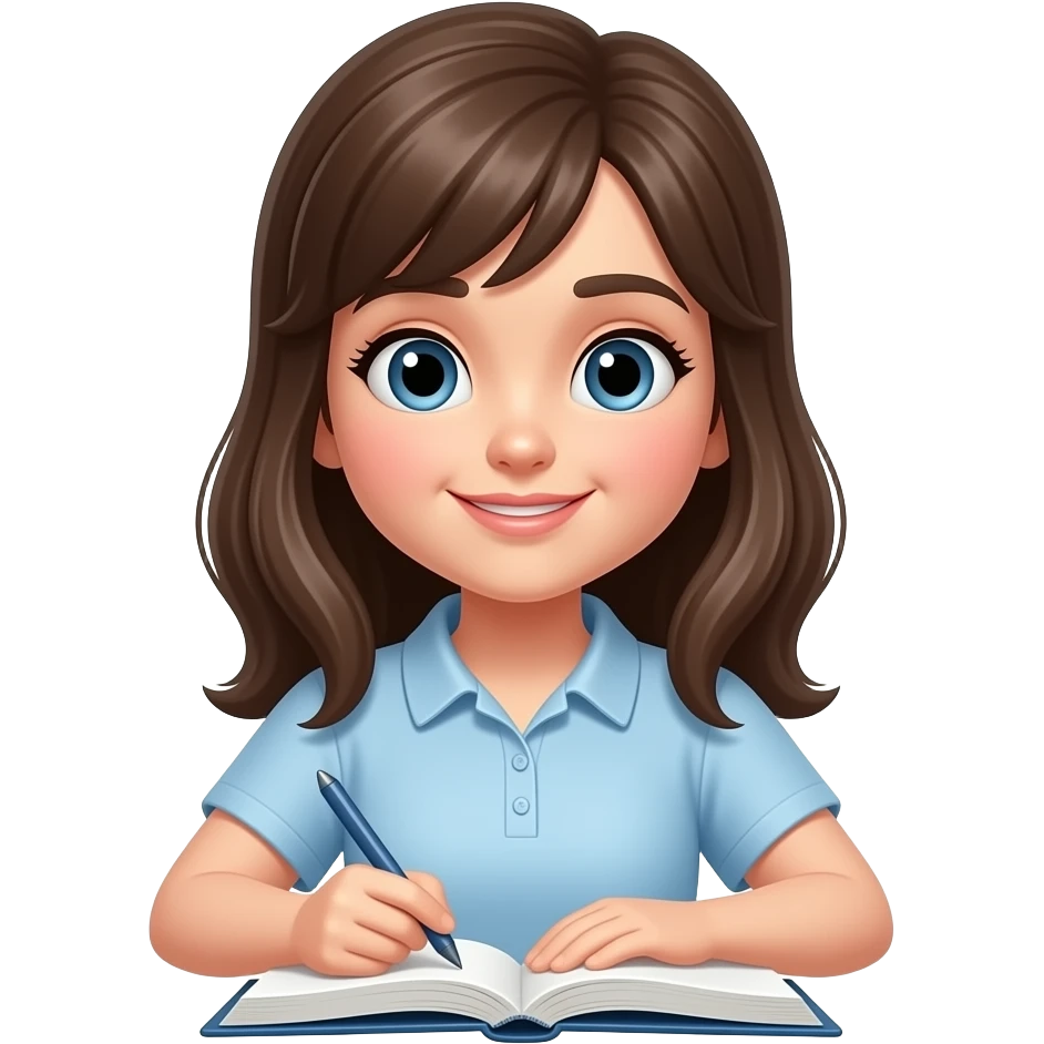 Chava estudiando emoji