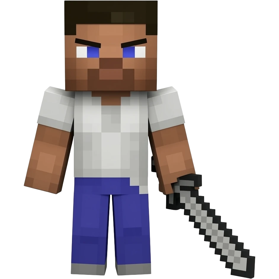 Nigger steve minecraft emoji