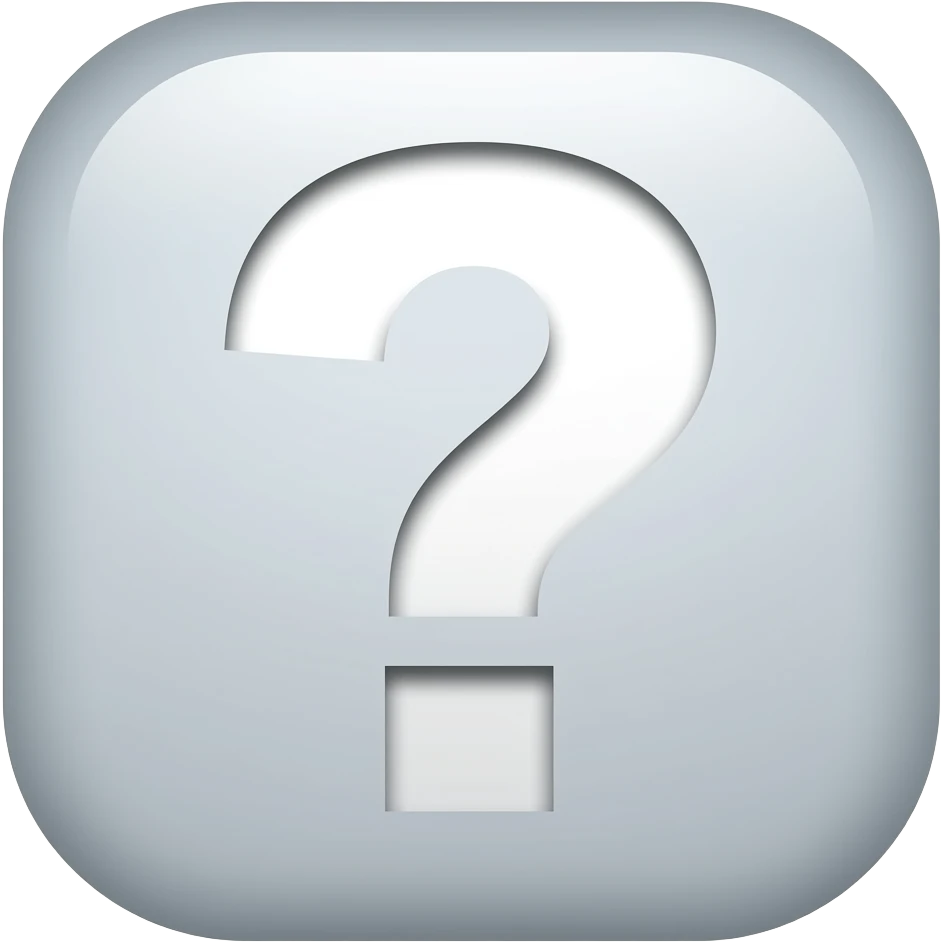 question emoji