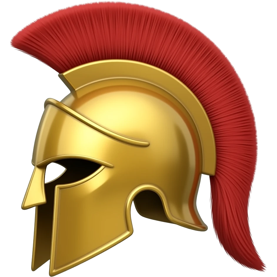 I want to make Sparta helmet in emoji emoji