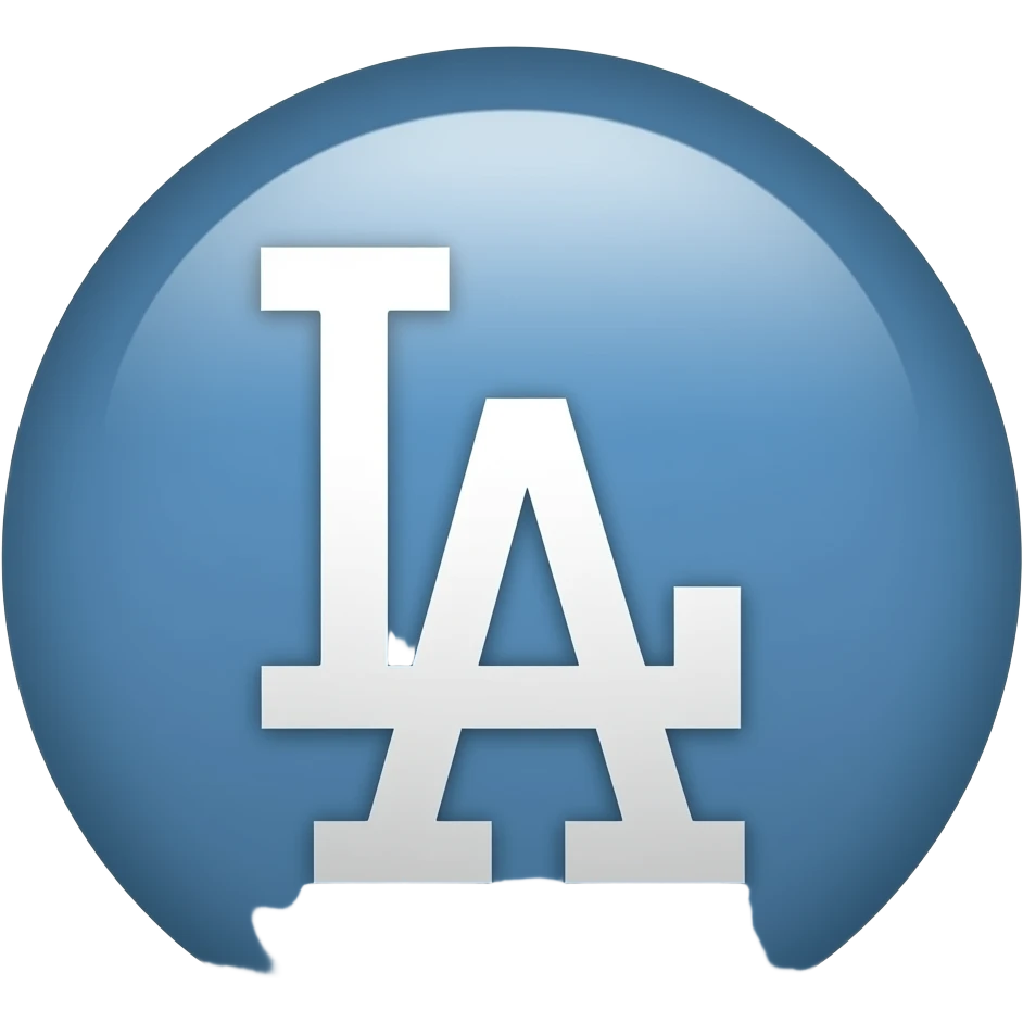 LA dodger logo emoji