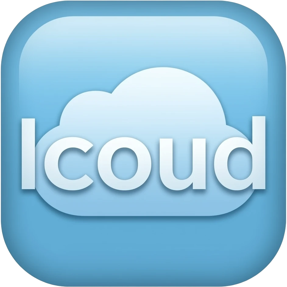 icloud написано словами emoji