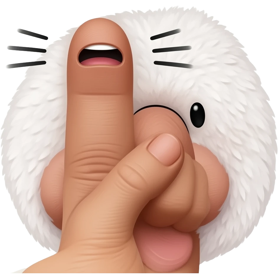 Finger my black coochie emoji