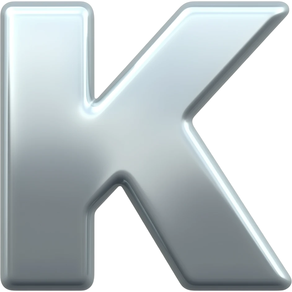 K letter emoji
