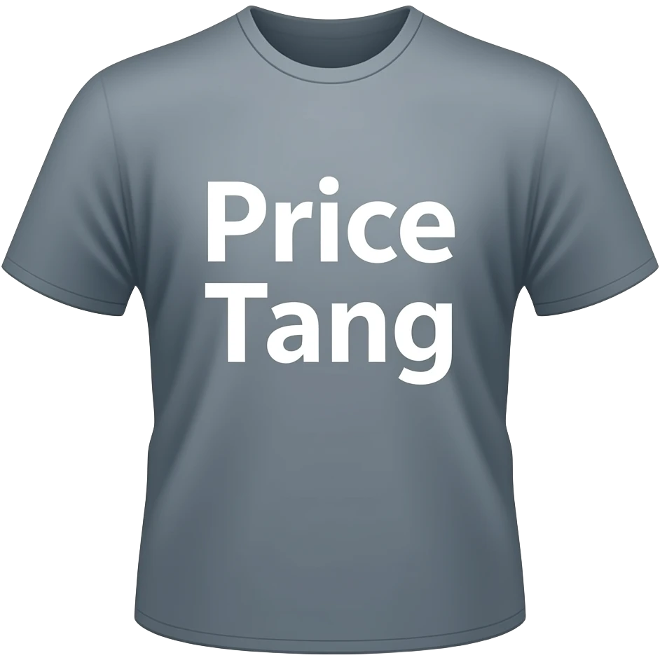 price tang on a t-shirt emoji