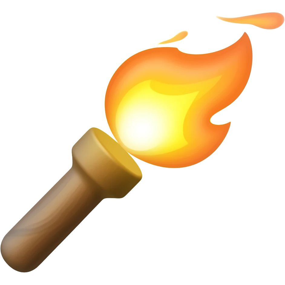 torch light emoji