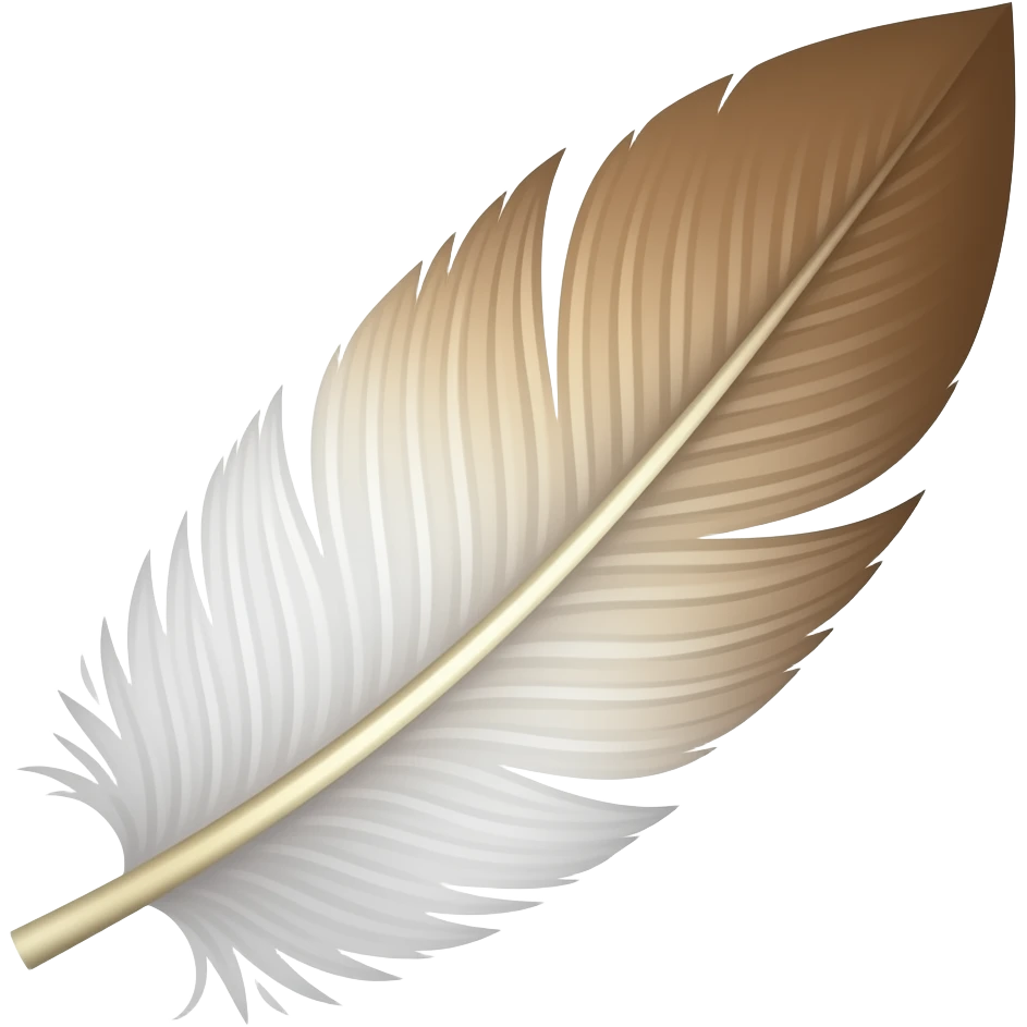 Feather emoji