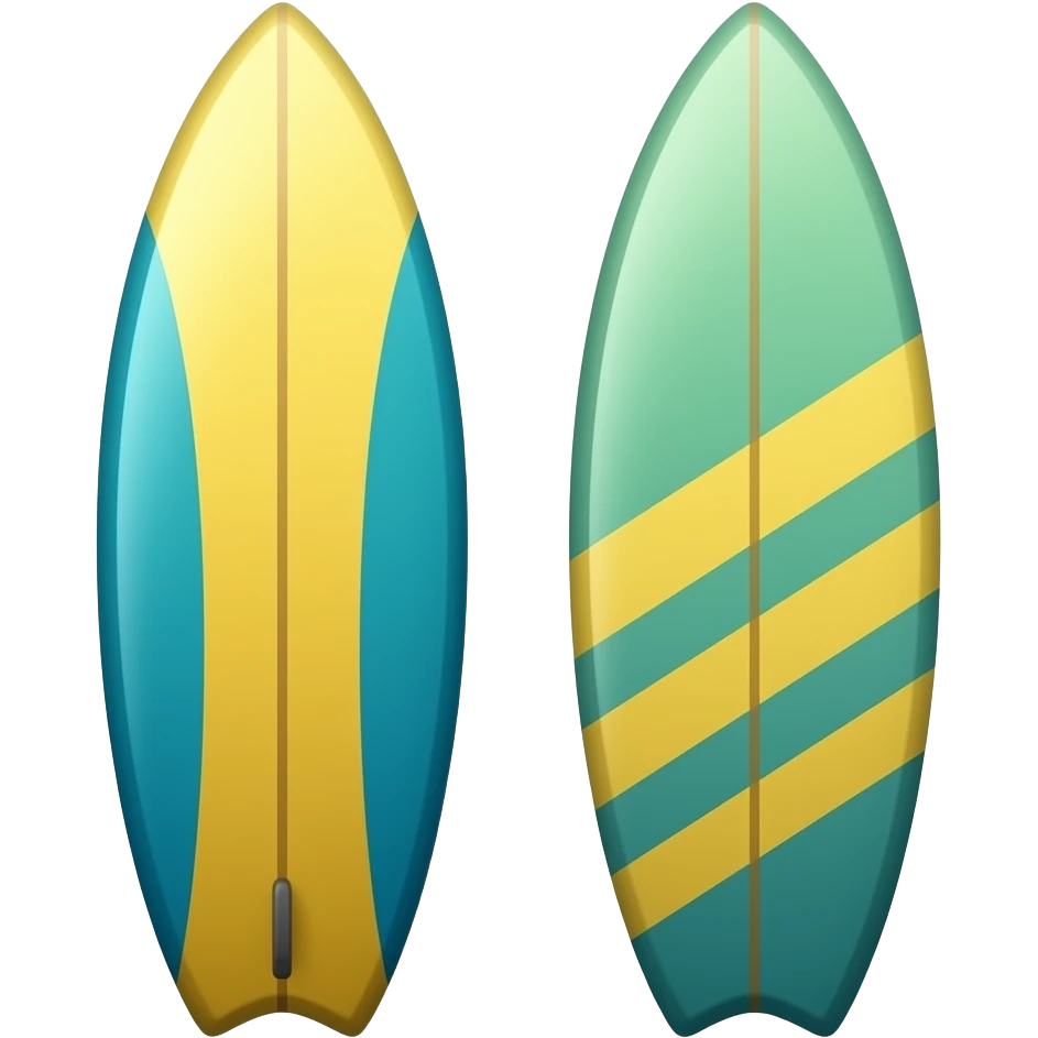 2 surfing boards emoji