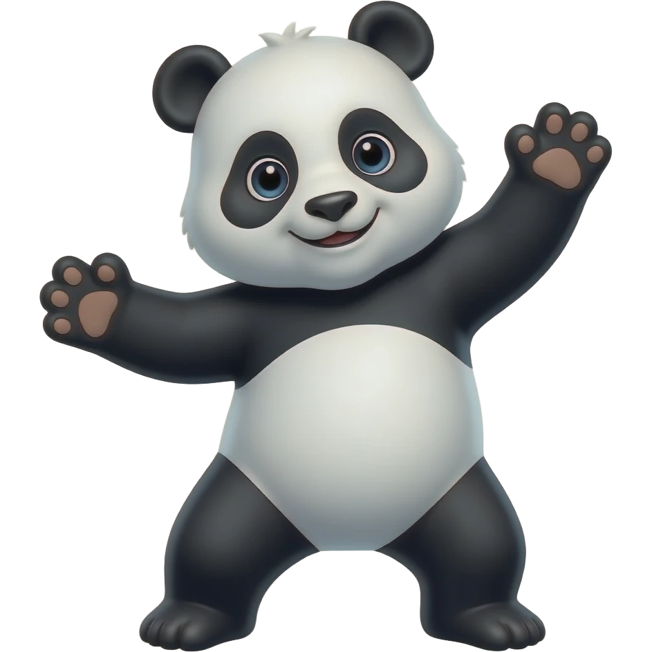 panda dancing emoji