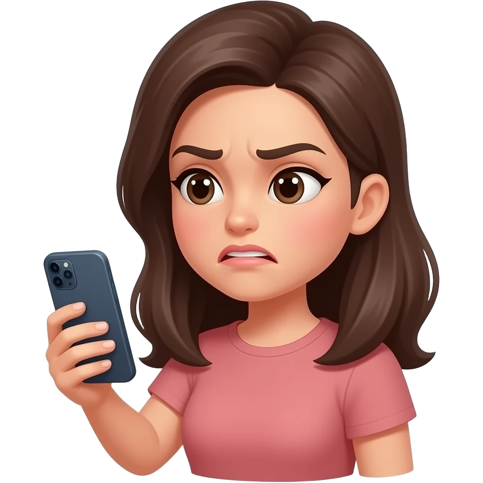 Женщину достали внешние дела emoji