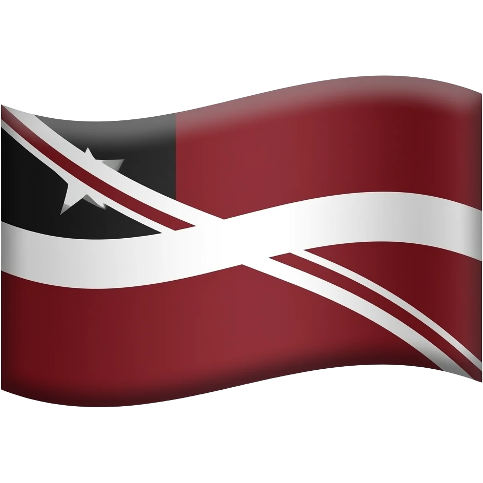 Black and red color flag emoji