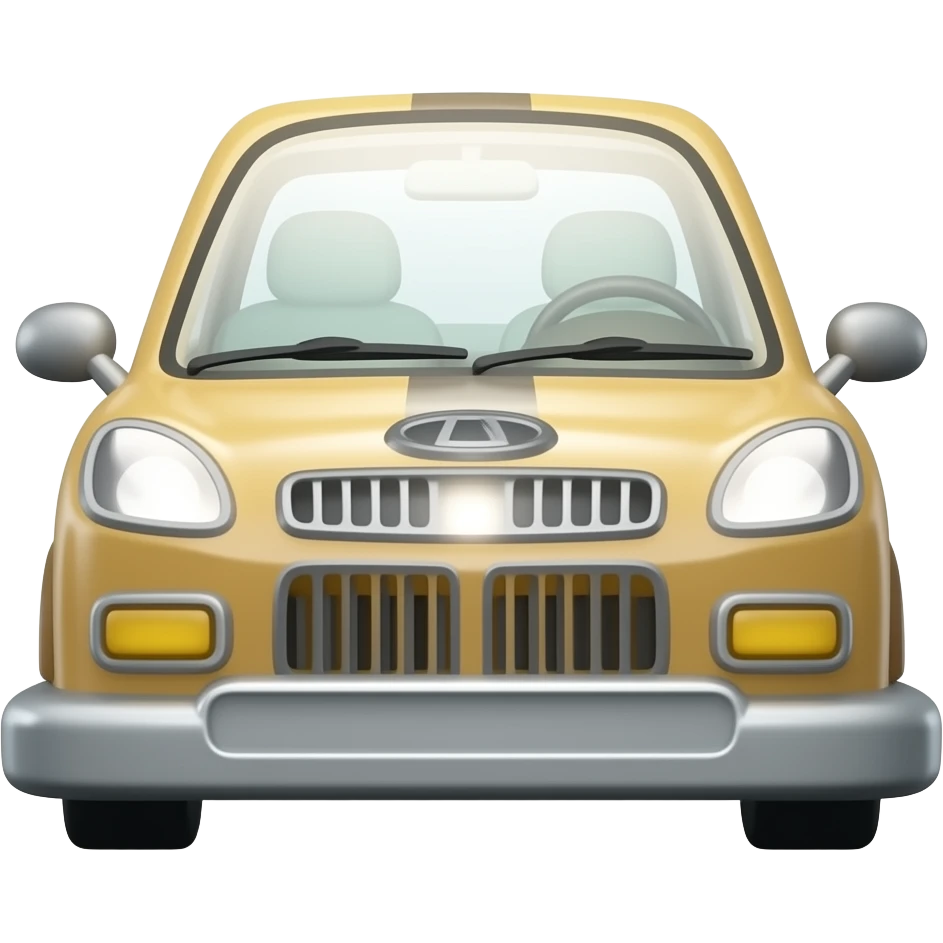 car 3d perspective emoji