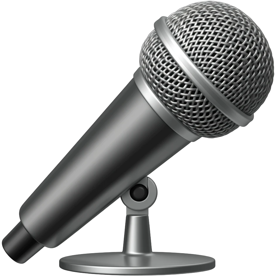 microfono locutor emoji