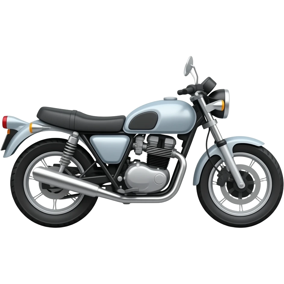 motorcycle, simple, side emoji