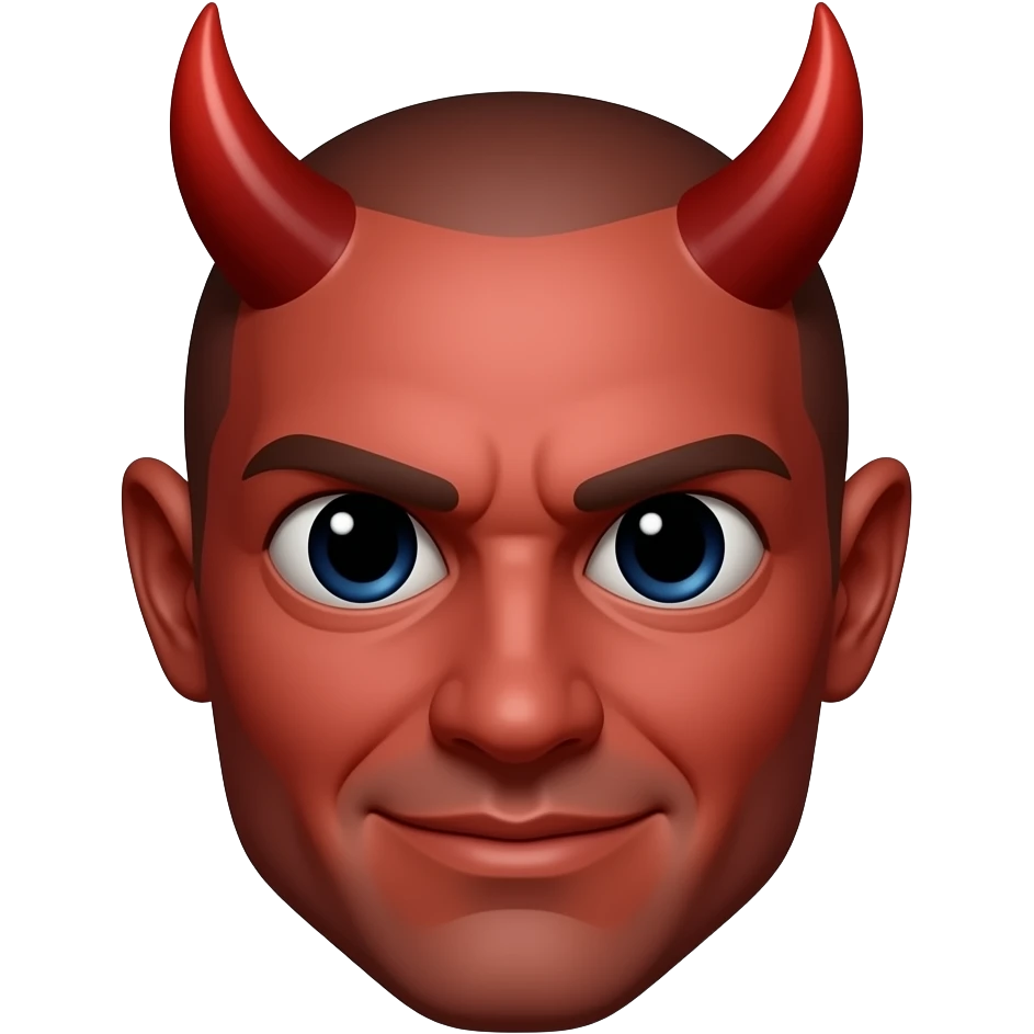Devil face emoji