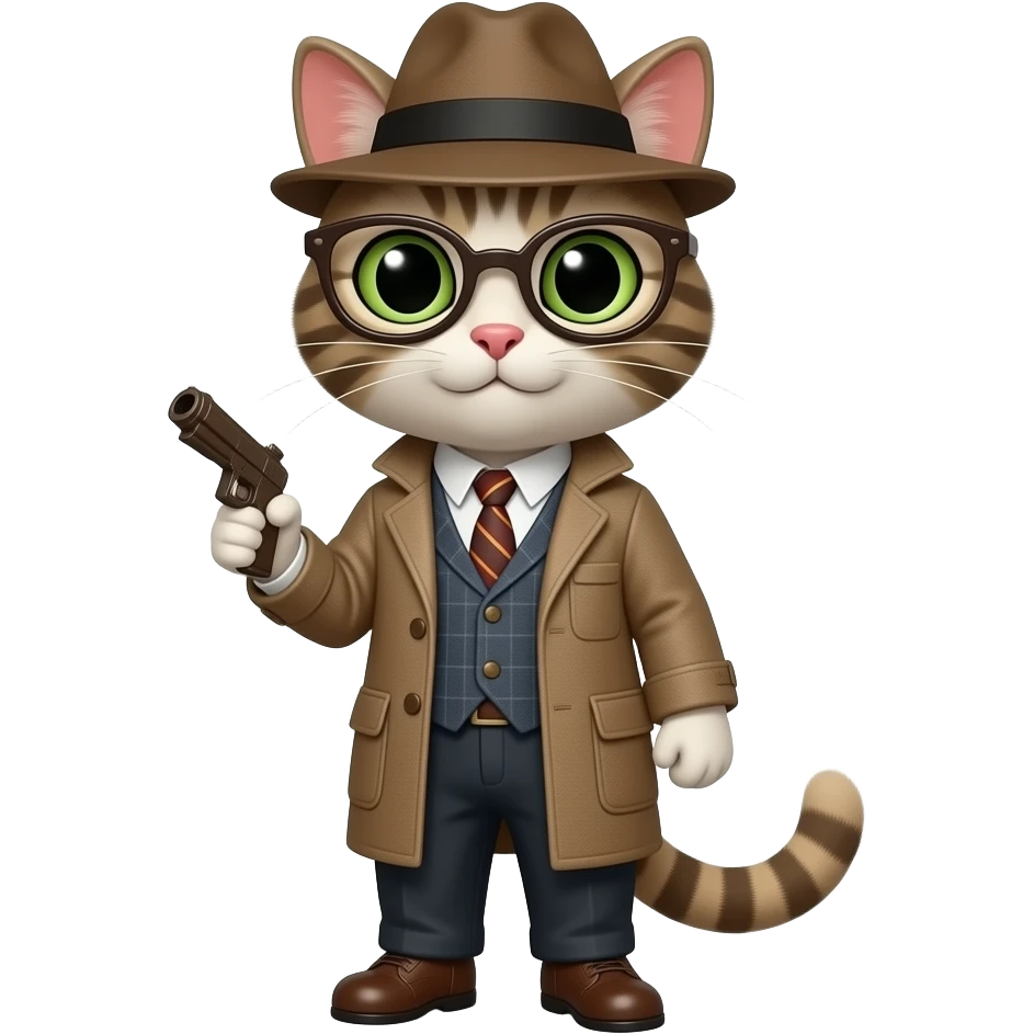 侦探猫 emoji