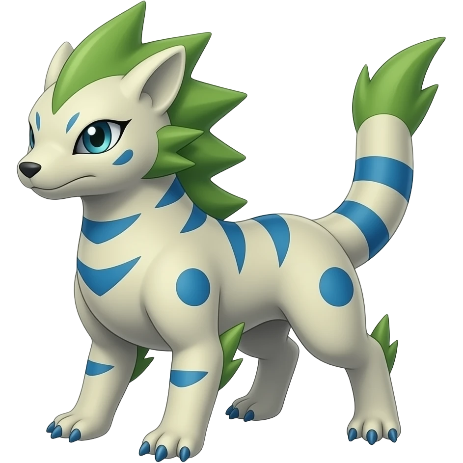 Salandit-Salamence-Kyurem-Larvitar-Axew-Milotic-Fakemon-hybrid emoji