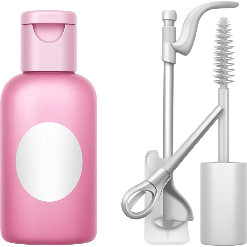 Pink Lash shampoo and glue kit emoji